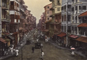 Bombay, une rue dans la forteresse